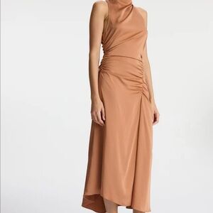 short sleeve casual midi dress Bearsland Women's Maternity Midi Dress Short Sleeve Casual Beach Pregn